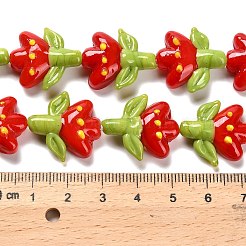 Handmade Lampwork Beads Strands&nbsp;LAMP-A005-03F