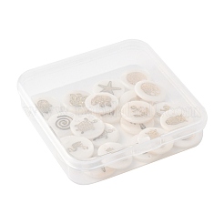 22Pcs 11 Styles Natural Freshwater Shell Pendants&nbsp;SHEL-FS0001-14