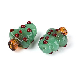 Christmas Handmade Lampwork Beads&nbsp;LAMP-T022-28