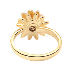 Daisy Rotatable Finger Ring for Women&nbsp;PW-WGB93E2-01