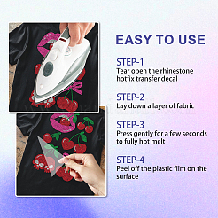Glass Hotfix Rhinestone&nbsp;DIY-WH0303-833
