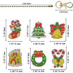 DIY Diamond Painting Keychain Kits&nbsp;DIY-SC0019-77