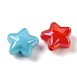 UV Plating Opaque Acrylic Beads&nbsp;AC-CBAEAA8-15