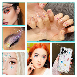 12 Sheets 12 Styles Resin Rhinestone Sticker Sets&nbsp;DIY-TA0004-68