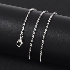 Tarnish Resistant 304 Stainless Steel Cable Chain Necklace Making&nbsp;STAS-P045-05P