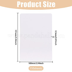 50Pcs Rectangle Paper Blank Card&nbsp;DIY-WH0591-322B