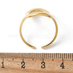 304 Stainless Steel Cuff Rings&nbsp;RJEW-S621-05A-G