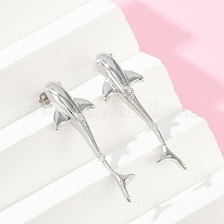 Brass Stud Earrings&nbsp;EJEW-C134-03P
