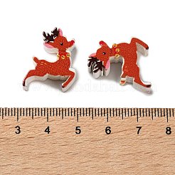 Christmas Theme Schima Wood Beads&nbsp;WOOD-F018-05
