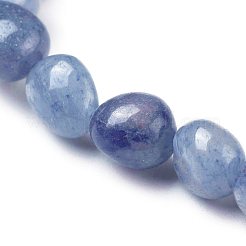 Dyed & Heated Natural Blue Aventurine Bead Stretch Bracelets&nbsp;BJEW-K213-02