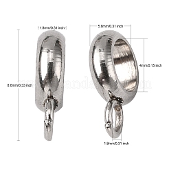 Non-Tarnish 304 Stainless Steel Tube Bails&nbsp;STAS-I149-16D-P