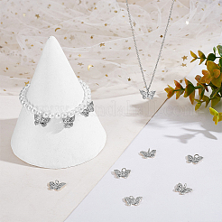 10Pcs Brass Micro Pave Clear Cubic Zirconia Charms&nbsp;ZIRC-BBC0003-77