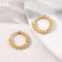 304 Stainless Steel Hoop Earrings&nbsp;SA-CBA46AF-25G
