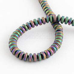 Electroplate Non-magnetic Synthetic Hematite Beads Strands&nbsp;G-R210-07