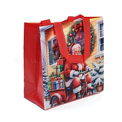 Rectangle Christmas No Woven Fabric Printed Tote Bags&nbsp;ABAG-P015-03A