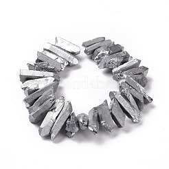 Natural Quartz Crystal Points Beads Strands&nbsp;G-K181-B13
