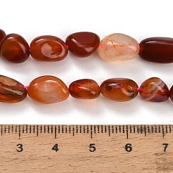 Natural Red Agate Beads Strands&nbsp;GG-CBA7621-B01-01