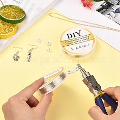Round Copper Jewelry Wire with 6-in-1 Bail Making Pliers&nbsp;CWIR-YW0001-01