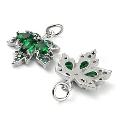 Rack Plating Brass Clear Cubic Zirconia Pendants&nbsp;KK-B078-02P-02