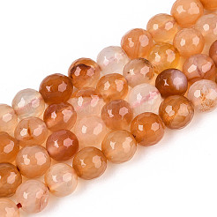 Natural Red Agate Beads Strands&nbsp;LS-G-T139-8mm-89A-01