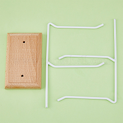 2-Tier 2-Row Iron Jewelry Display Rack&nbsp;EDIS-WH0029-97B