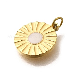 304 Stainless Steel Enamel Charms&nbsp;STAS-R153-09G-01