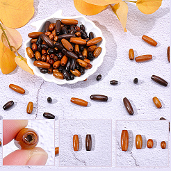360Pcs 8 Styles Wood Beads&nbsp;WOOD-PA0001-10