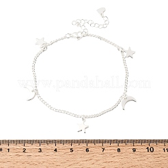 304 Stainless Steel Charm Bracelets&nbsp;BJEW-K305-14S