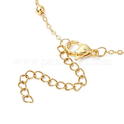 Flower Glass Beads Necklace&nbsp;NJEW-JN04937
