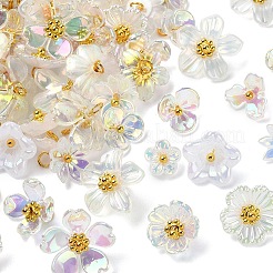 110Pcs 11 Styles Acrylic Charms&nbsp;PALLOY-YW00211
