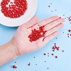 Imitation Pearl Acrylic Beads&nbsp;OACR-PH0001-05-WH