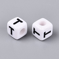 Opaque Acrylic Beads&nbsp;SACR-N020-04A-T