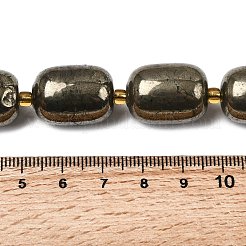 Natural Pyrite Beads Strands&nbsp;G-Z131-D01-01