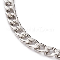 Tarnish Resistant Men's 304 Stainless Steel Cuban Chains Bracelets and Necklaces Jewelry Sets&nbsp;SJEW-JS01158