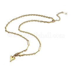 304 Stainless Steel Heart Pendant Necklaces for Women&nbsp;NJEW-Q028-05G