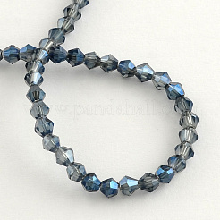 Electroplate Glass Bead Strands&nbsp;EGLA-R094-4mm-M2
