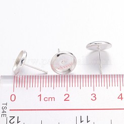 Brass Stud Earring Settings&nbsp;LS-IFIN-Q006-S