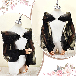 Polyester Detachable Mesh Puff Sleeves&nbsp;AJEW-WH0709-257C