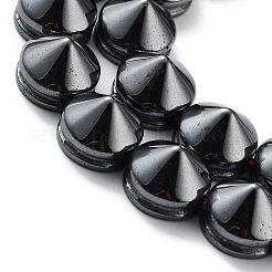 Synthetic Non-Magnetic Hematite Beads Strands&nbsp;G-H303-B01
