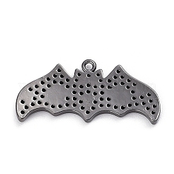 Rack Plating Brass Cubic Zirconia Pendants&nbsp;KK-D031-09B-02
