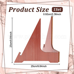 Wood Display Easels for Champion Belt&nbsp;ODIS-WH0079-110