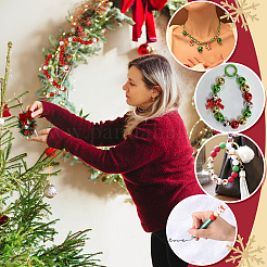 DIY Round Christmas Beads Findings Kits&nbsp;DIY-PH0034-05