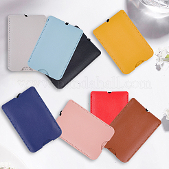 8Pcs 8 Colors PU Leather Pull Out Luggage Tag with Lanyard&nbsp;AJEW-CL0001-90