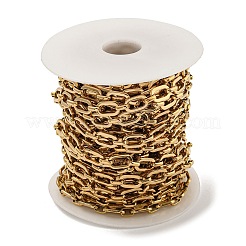 10M Ion Plating(IP) 304 Stainless Steel Oval Link Chains&nbsp;CHS-G034-02G