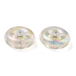 UV Plating Rainbow Iridescent Acrylic Beads&nbsp;OACR-P010-17E