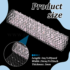 Cloth Mesh Fabric&nbsp;DIY-WH0622-684C