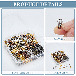 180Pcs 6 Colors Zinc Alloy Lobster Claw Clasps&nbsp;FIND-ME0001-81