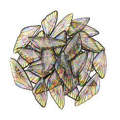 Transparent Resin Wing Pendants Set&nbsp;X-RESI-TAC0021-01A