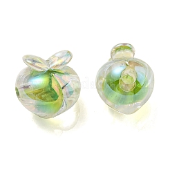 UV Plating Rainbow Iridescent Acrylic Beads&nbsp;OACR-F004-02D