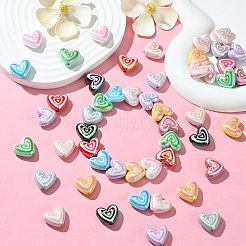50Pcs Opaque Arylic Beads&nbsp;OACR-CJ0001-87